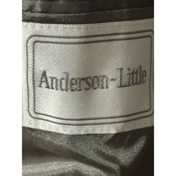 Harris Tweed Wool Sport Coat Men’s 40R muli Herringbone Blazer Anderson Little - Picture 6 of 7